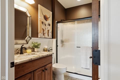 Bathroom at 3399 Nottinghill Boulevard, Plainfield, IN