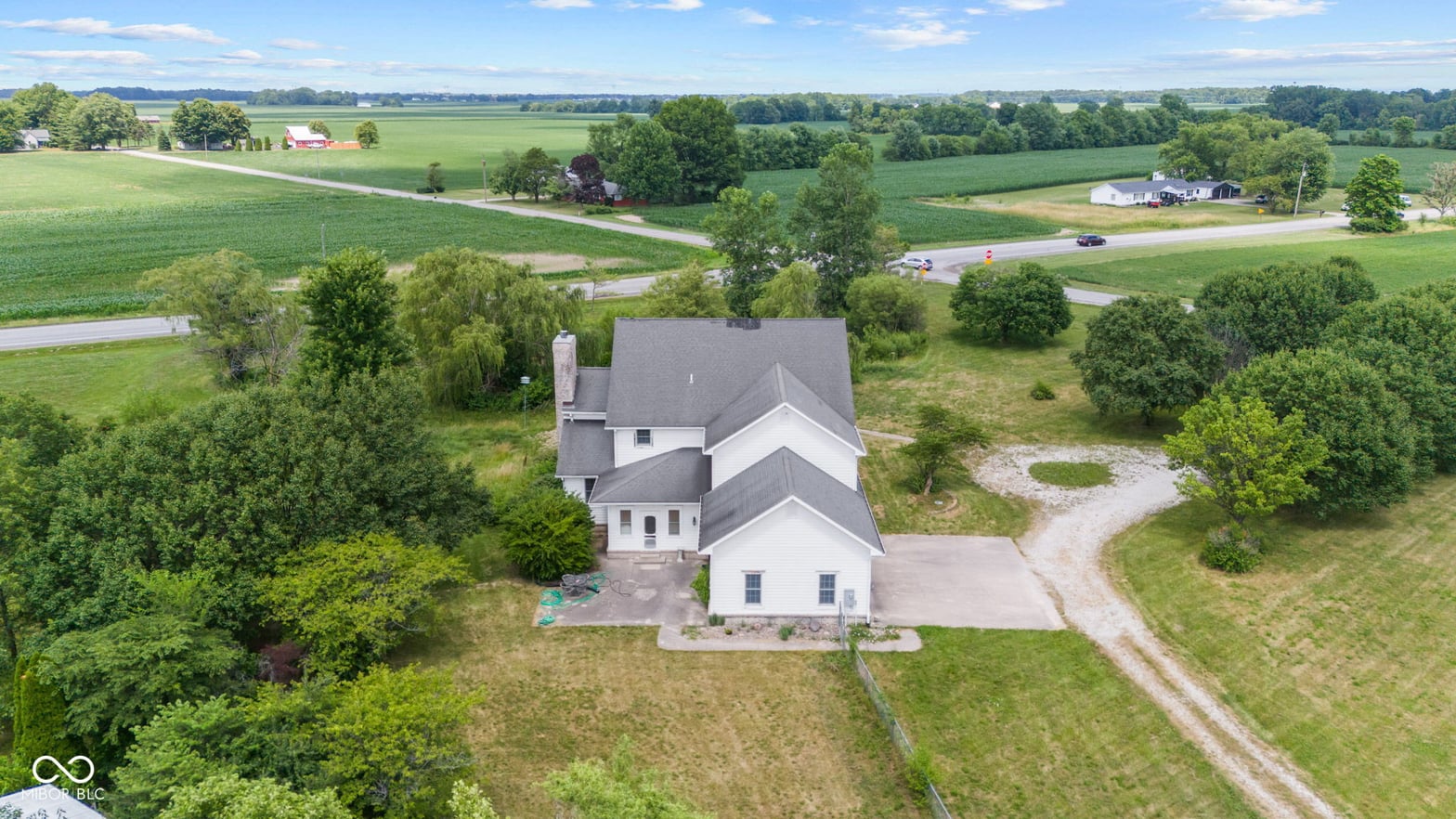 Aerial view at 16171 Cyntheanne Road, Noblesville, IN