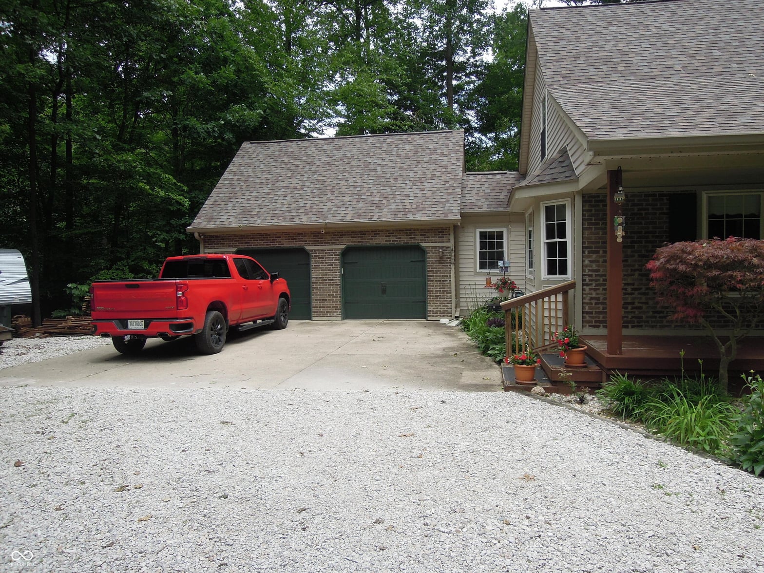 Side exterior at 4521 Tulip Drive N, Martinsville, IN