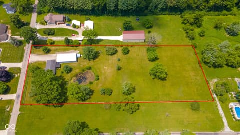 Aerial view at 4644 E 150 N, Anderson, IN