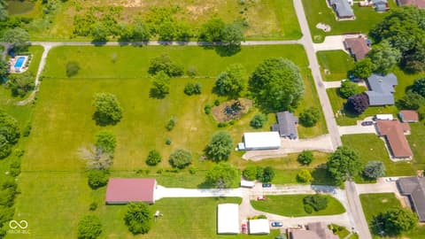 Aerial view at 4644 E 150 N, Anderson, IN