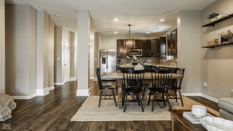 Dining room at 17183 Petersfield Lane, Westfield, IN