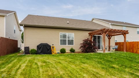 Backyard at 17183 Petersfield Lane, Westfield, IN