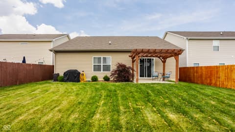 Backyard at 17183 Petersfield Lane, Westfield, IN
