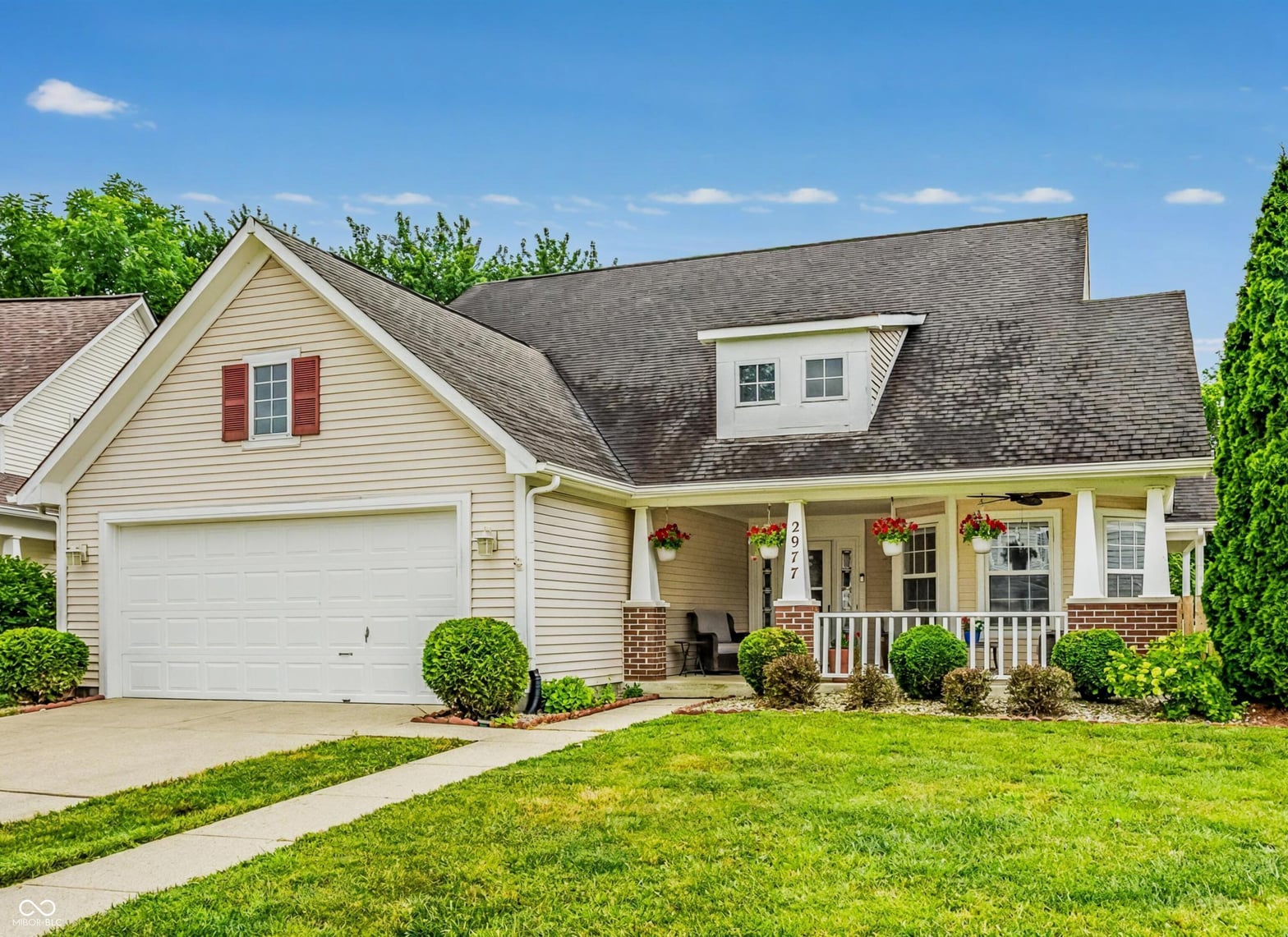 Front exterior at 2977 Weatherstone Drive, Carmel, IN