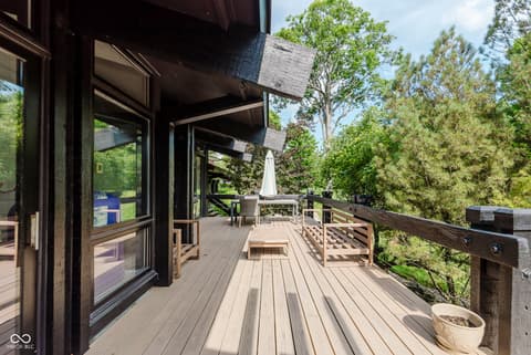 Outdoor living area at 1616 W 116th Street, Carmel, IN