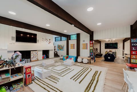 Family room at 1616 W 116th Street, Carmel, IN