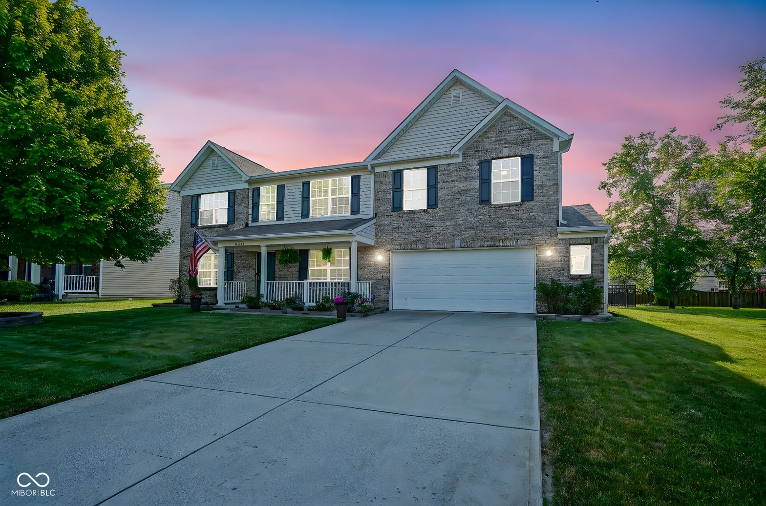 Front exterior at 12847 Arvada Place, Fishers, IN