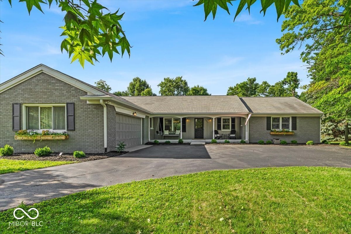 Front exterior at 5850 E 54th Place, Indianapolis, IN