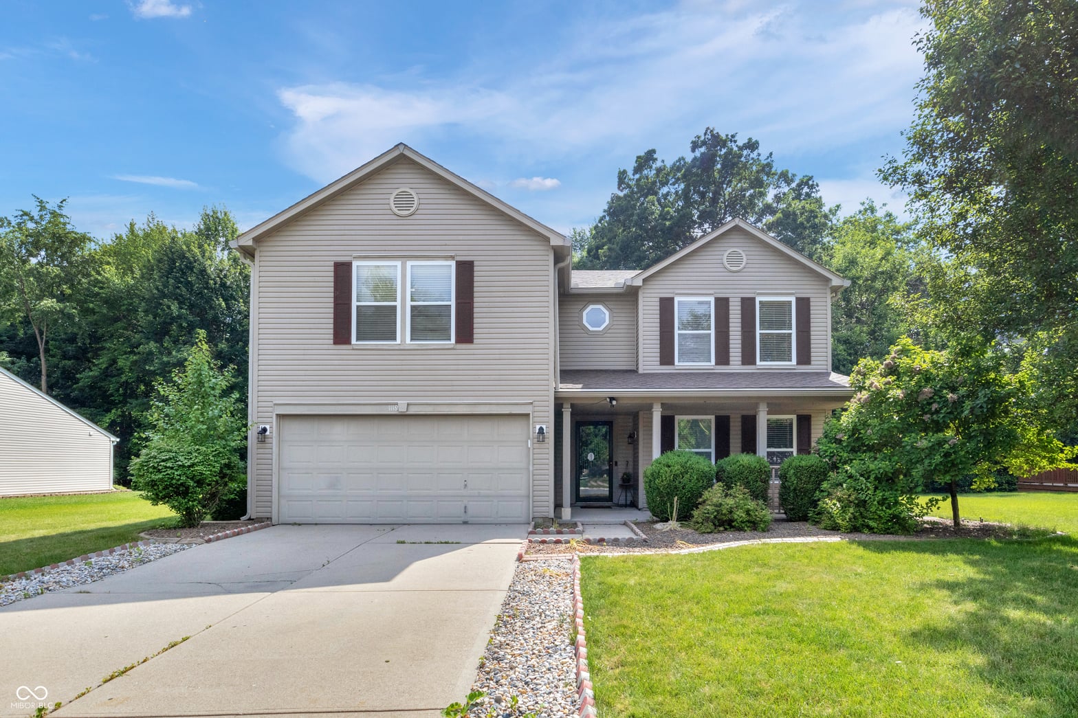 Front exterior at 1119 Albemarle Circle, Noblesville, IN