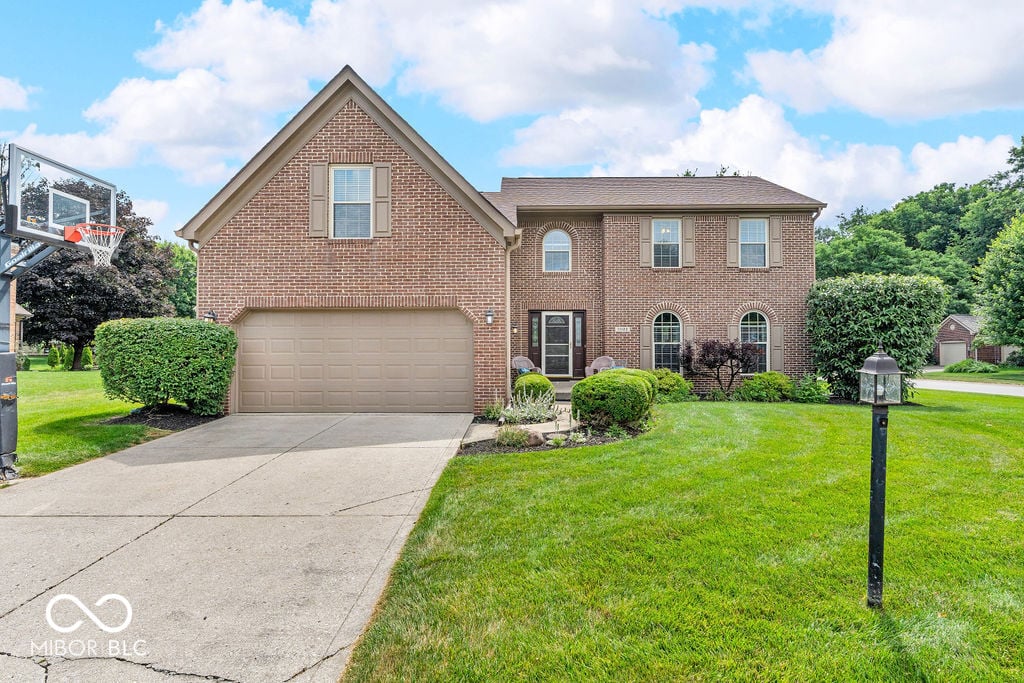 Front exterior at 11123 Garrick Street, Fishers, IN