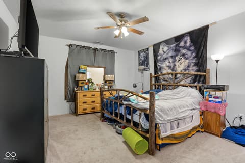 Bedroom at 2017 Shadow Creek Boulevard, Columbus, IN