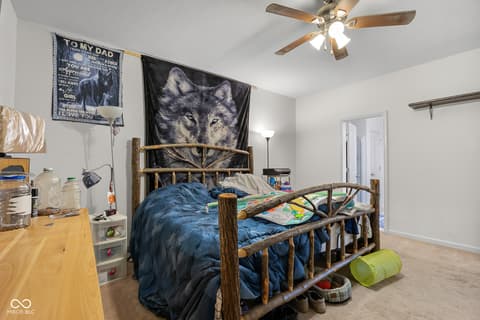Bedroom at 2017 Shadow Creek Boulevard, Columbus, IN