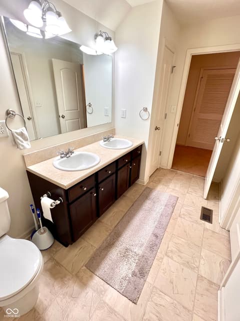 Bathroom at 2017 Shadow Creek Boulevard, Columbus, IN