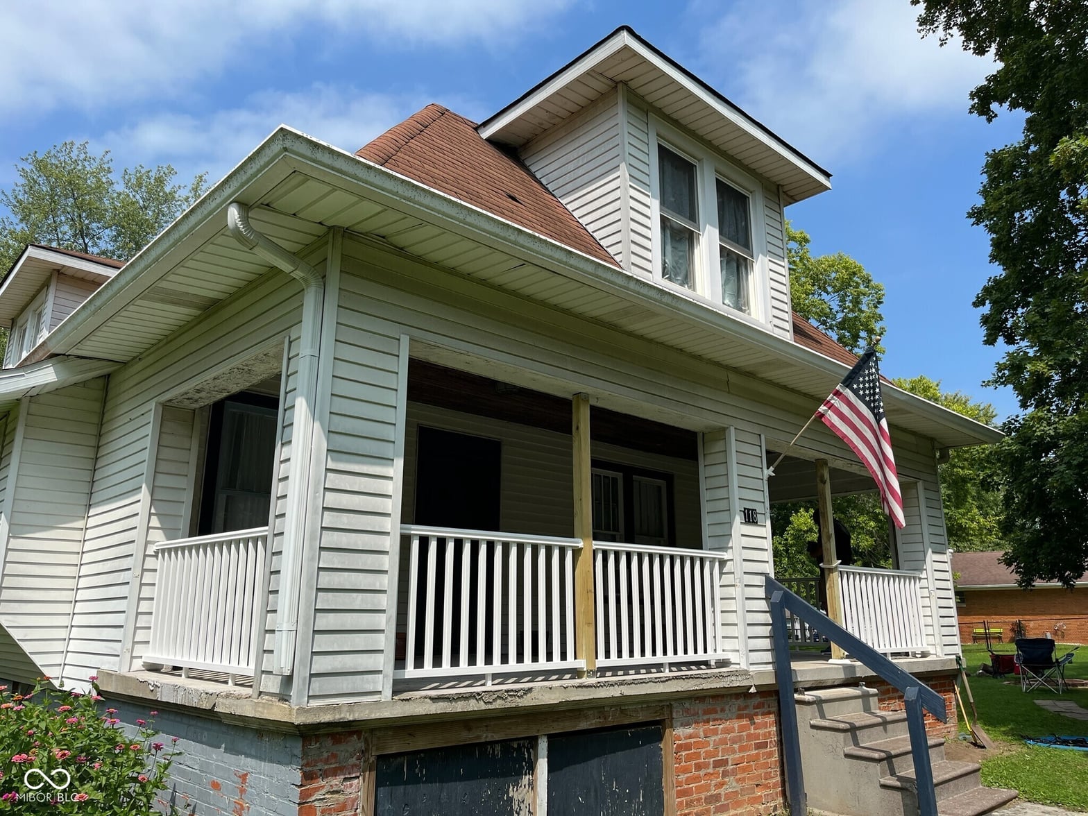Front exterior at 118 S Swain Street, Ingalls, IN
