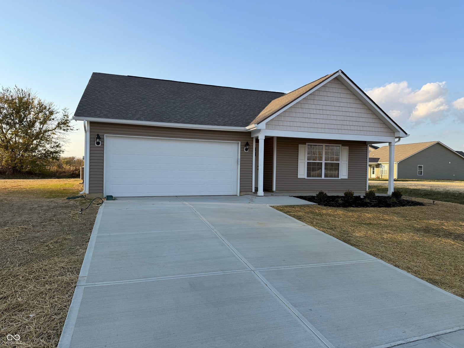 Front exterior at 1105 Lake Drive, Shirley, IN