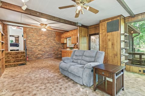 Family room at 14416 Crystal Creek Drive, Noblesville, IN