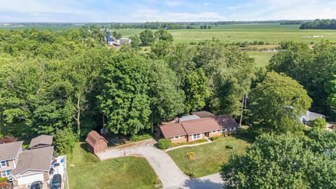 Aerial view at 14416 Crystal Creek Drive, Noblesville, IN