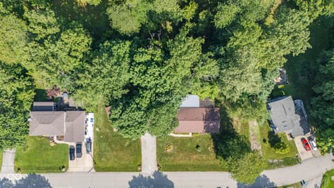 Aerial view at 14416 Crystal Creek Drive, Noblesville, IN
