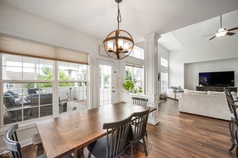 Breakfast Area — 10931 Hidden Hollow Court, Fishers, IN