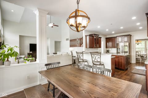 Breakfast Area — 10931 Hidden Hollow Court, Fishers, IN