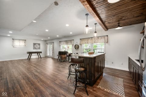 Family room at 10931 Hidden Hollow Court, Fishers, IN