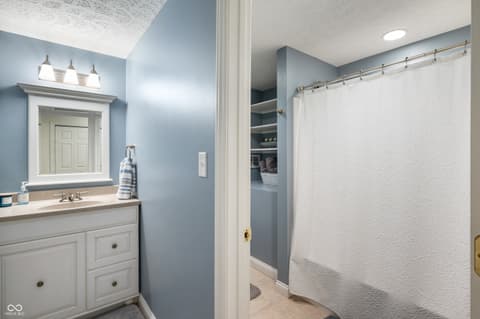 Bathroom at 10931 Hidden Hollow Court, Fishers, IN