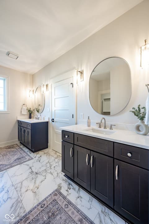 Primary bathroom at 14565 Bedford Falls Drive, Carmel, IN