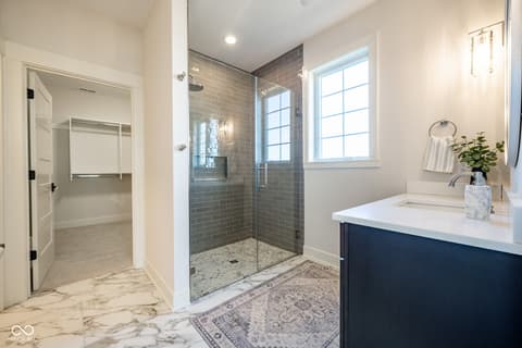 Primary bathroom at 14565 Bedford Falls Drive, Carmel, IN