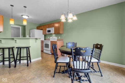 Dining room at 7263 Blue Ridge Drive, Noblesville, IN