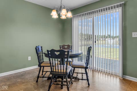 Dining room at 7263 Blue Ridge Drive, Noblesville, IN
