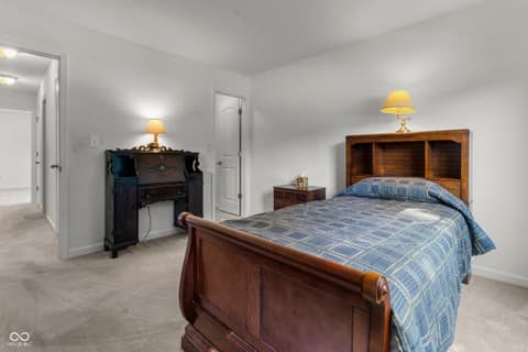 Bedroom at 7263 Blue Ridge Drive, Noblesville, IN