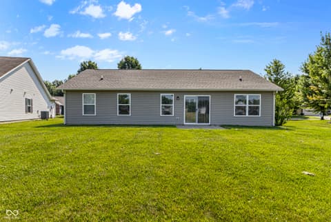 Backyard at 7263 Blue Ridge Drive, Noblesville, IN