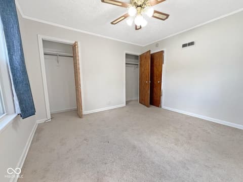 Bedroom at 602 Eugene Street, Indianapolis, IN