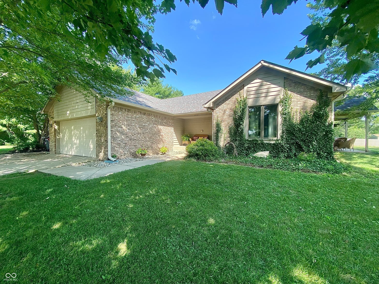 Front exterior at 8829 Tracy Drive, Clayton, IN