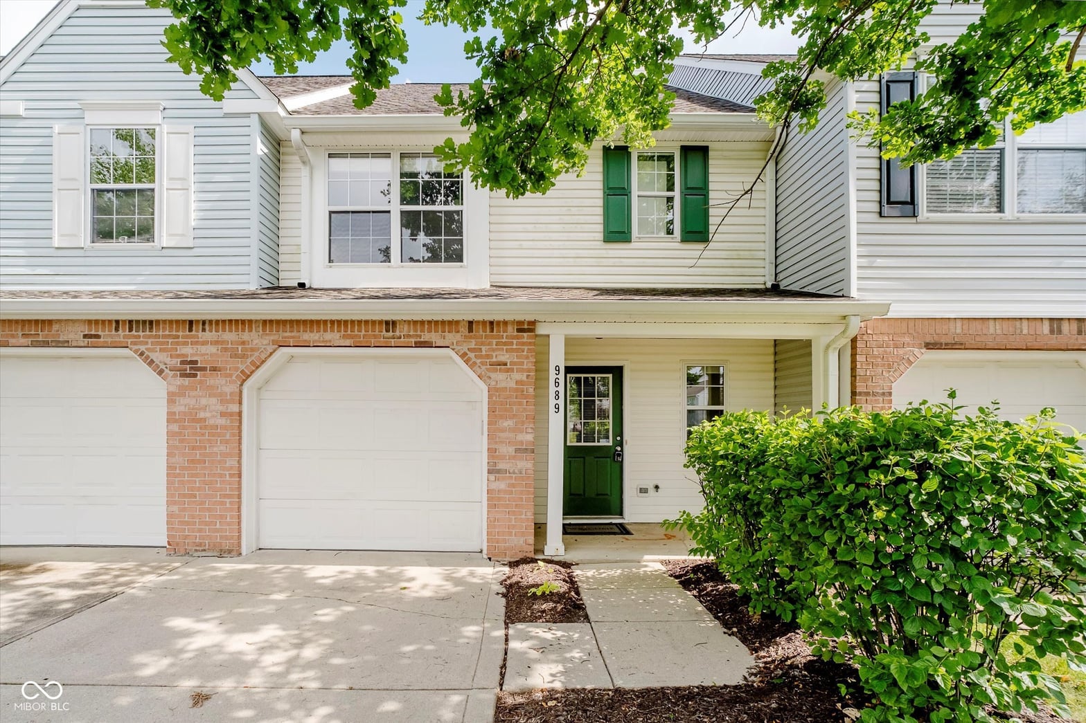 Front exterior at 9689 Exchange Street, Fishers, IN