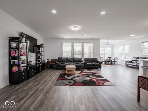 Living room at 7241 Glen Park Lane, Indianapolis, IN
