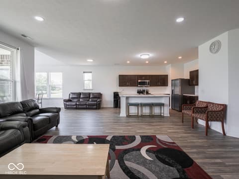 Living room at 7241 Glen Park Lane, Indianapolis, IN