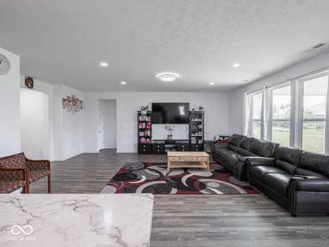 Living room at 7241 Glen Park Lane, Indianapolis, IN