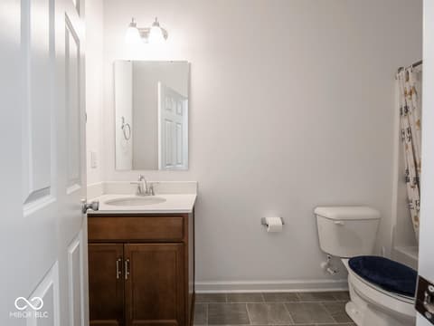 Bathroom at 7241 Glen Park Lane, Indianapolis, IN