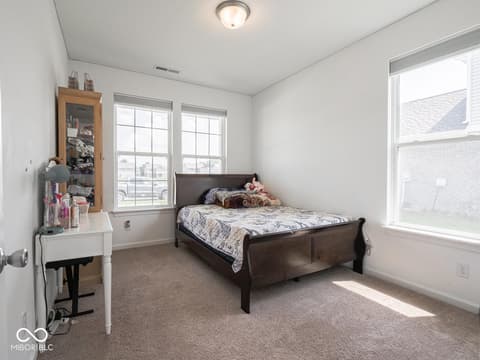 Bedroom at 7241 Glen Park Lane, Indianapolis, IN