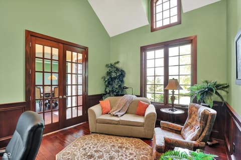 Living room at 523 S 700 E, Whitestown, IN