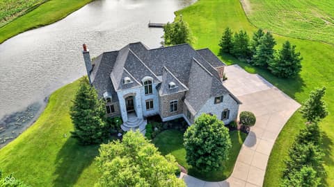 Aerial view at 523 S 700 E, Whitestown, IN