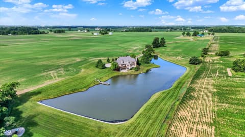 Aerial view at 523 S 700 E, Whitestown, IN