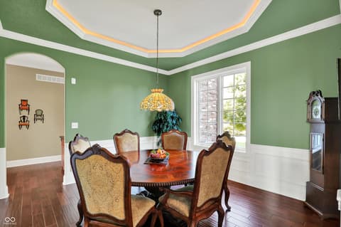 Dining room at 523 S 700 E, Whitestown, IN