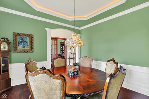 Dining room at 523 S 700 E, Whitestown, IN