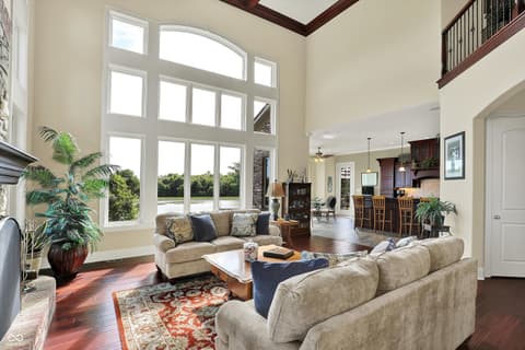 Living room at 523 S 700 E, Whitestown, IN