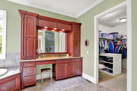 Bathroom at 523 S 700 E, Whitestown, IN