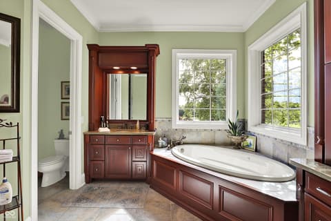 Bathroom at 523 S 700 E, Whitestown, IN