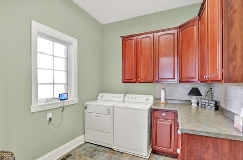 Laundry room at 523 S 700 E, Whitestown, IN